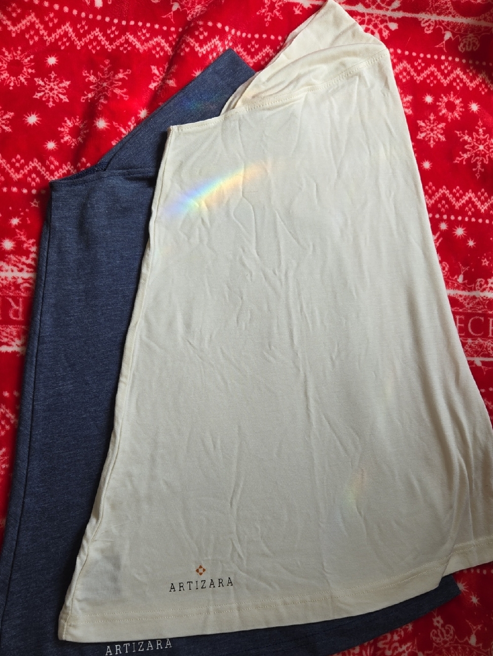 Artizara SPORT HIJABS  in Cream and Heather Navy